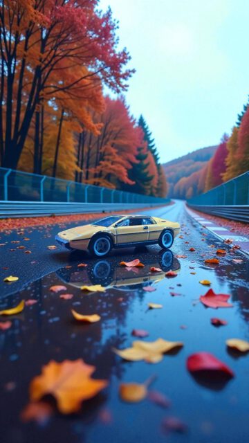 🍁 „Autumn Run – The Spirit of Esprit.“
Regen auf Asphalt, kalter Dampf über der Strecke. Der ’75 Lotus Esprit S1 steht dort wie ein Denkmal des Designs – die Tropfen spiegeln seine Linien, während der Herbst die Kurven in Farbe taucht. Britische Präzision trifft melancholische Schönheit.
🏁 Hot Wheels 2021 Car Culture – British Horsepower (4/5)
💛 Gelb mit schwarzem Pinstripe, „Esprit“-Logo an der C-Säule, „SERIES 1“-Plate
🔦 Feine Lichtdetails, klassische 70s-Felgen, scharfe Keilform
🌧️ Auf nasser Strecke wirkt er fast real – wie kurz vor einem Sprint durch den Nebel
Wenn die Straße glänzt, wird aus Stillstand Sehnsucht – und aus 1:64 pure Emotion.
#HotWheels #CarCulture #BritishHorsepower #LotusEsprit #LotusEspritS1 #Lotus #HotWheelsCollectors #DiecastCars #DiecastPhotography #MiniCarCulture #HotWheelsLegends #HotWheelsAddict #HotWheelsDisplay #HotWheelsCommunity #MiniatureCars #DiecastPassion #CollectorVibes #HotWheelsDaily #AutumnVibes #FallDrive #RainyRoads #Scale164 #YellowLotus #RetroSupercar #StoryMotion #ModelCarMagic #HotWheelsLife #DiecastScene #BritishDesign #AutumnDrive