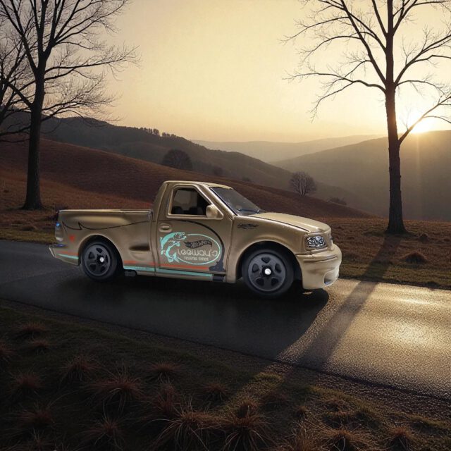 🌅 „Wenn der Asphalt nach Freiheit riecht…“
Ein letzter Sonnenstrahl trifft den 1999 Ford F-150 SVT Lightning – und plötzlich wirkt selbst die stille Landstraße wie ein Highway zur Legende. In Matte Beige rollt dieser Hot Wheels 2025 HW Hot Trucks mit der ruhigen Kraft eines Klassikers, der seine Geschichten lieber in Kurven als in Worten erzählt. Die „Leeway’s FISHING GUIDE“-Grafik mit dem türkis-orangen Streifenlauf fängt den Vibe von Abenteuer und Nostalgie ein – irgendwo zwischen truck life und sunset chill.
Serie: 2025 HW Hot Trucks
Lackierung: Matte Beige mit Cyan/Orange-Akzenten
Decals: Leeway’s Fishing Guide + Hot Wheels Logo
Realistische Front mit Ford-Emblem & klaren Headlights
Basis: ’99 Ford F-150 SVT Lightning
Ein Pickup, der nicht laut sein muss, um Eindruck zu hinterlassen. Nur das Licht, der Asphalt – und du. 🌄
#HotWheels #HotWheelsCollectors #HotWheelsPhotography #HotTrucks #FordF150 #SVTLightning #DiecastCulture #MiniCarScene #HotWheels2025 #DiecastAddict #1to64 #CollectorsEdition #DiecastDreams #FordPerformance #PickupPassion #HotWheelsCommunity #MatteFinish #HotWheelsLife #MiniTruckVibes #StreetLegends #FordFanatics #HotWheelsLove #DiecastDaily #TruckArt #LeewaysFishingGuide #SunsetDrive #ScenicShots #HotWheelsSeries #CustomVibes #CollectorSpirit